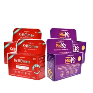 Promo Combinación Total Cápsulas KrillOmex + MioK2