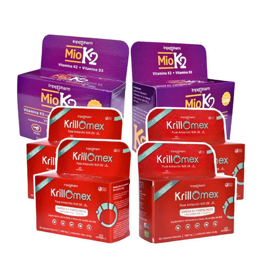 Total Star Cápsulas KrillOmex + MioK2