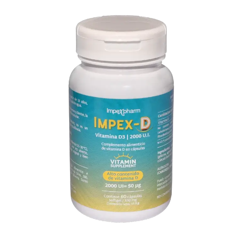 Impex-D | Vitamina D3 2000 UI