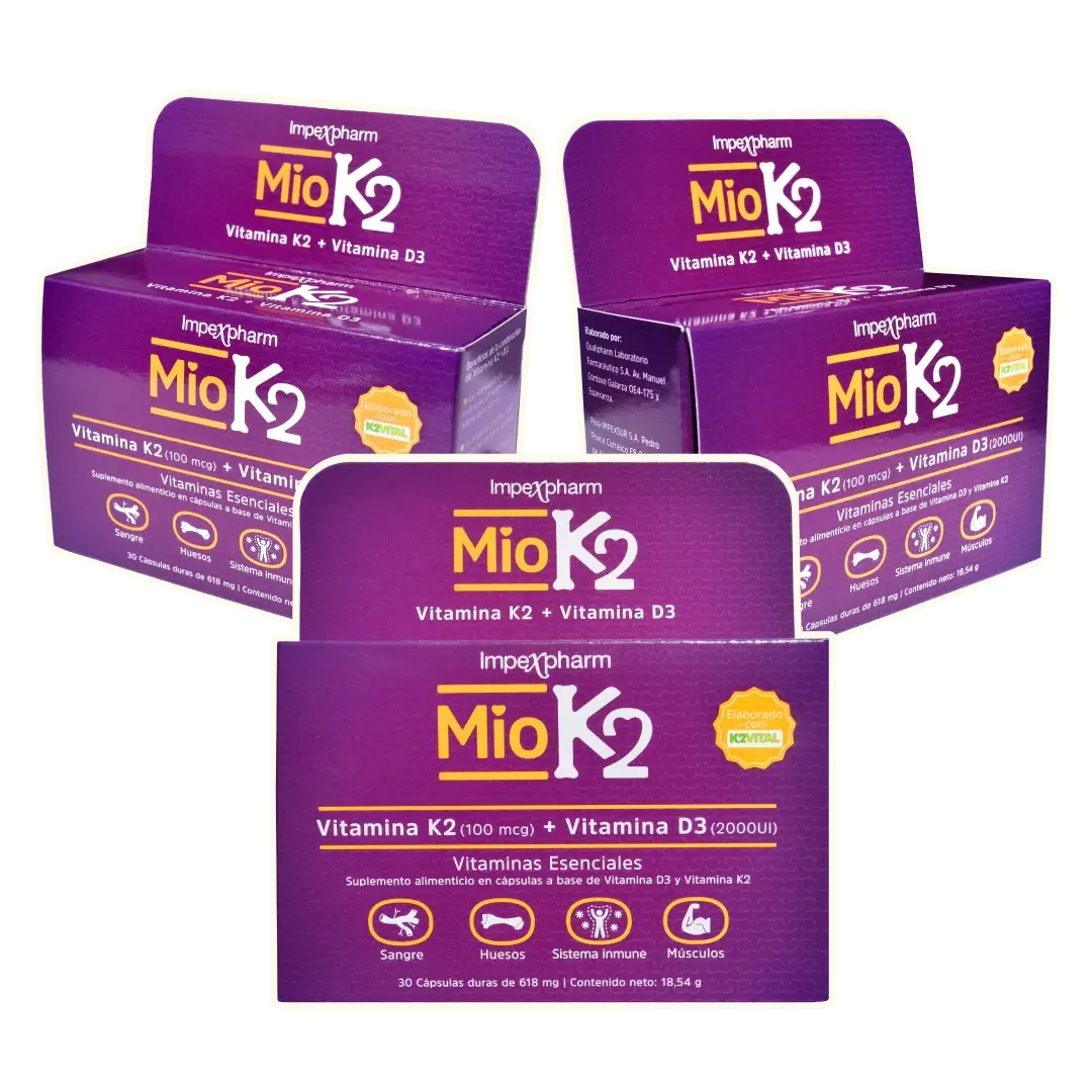 Promo x3 MioK2 Cápsulas