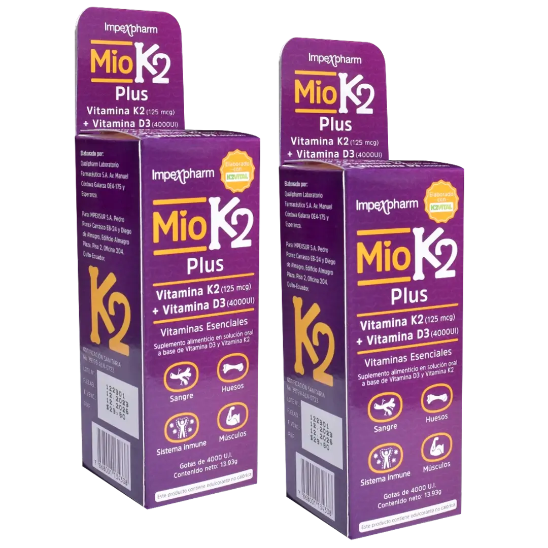 Promo x2 MioK2 Plus Gotas